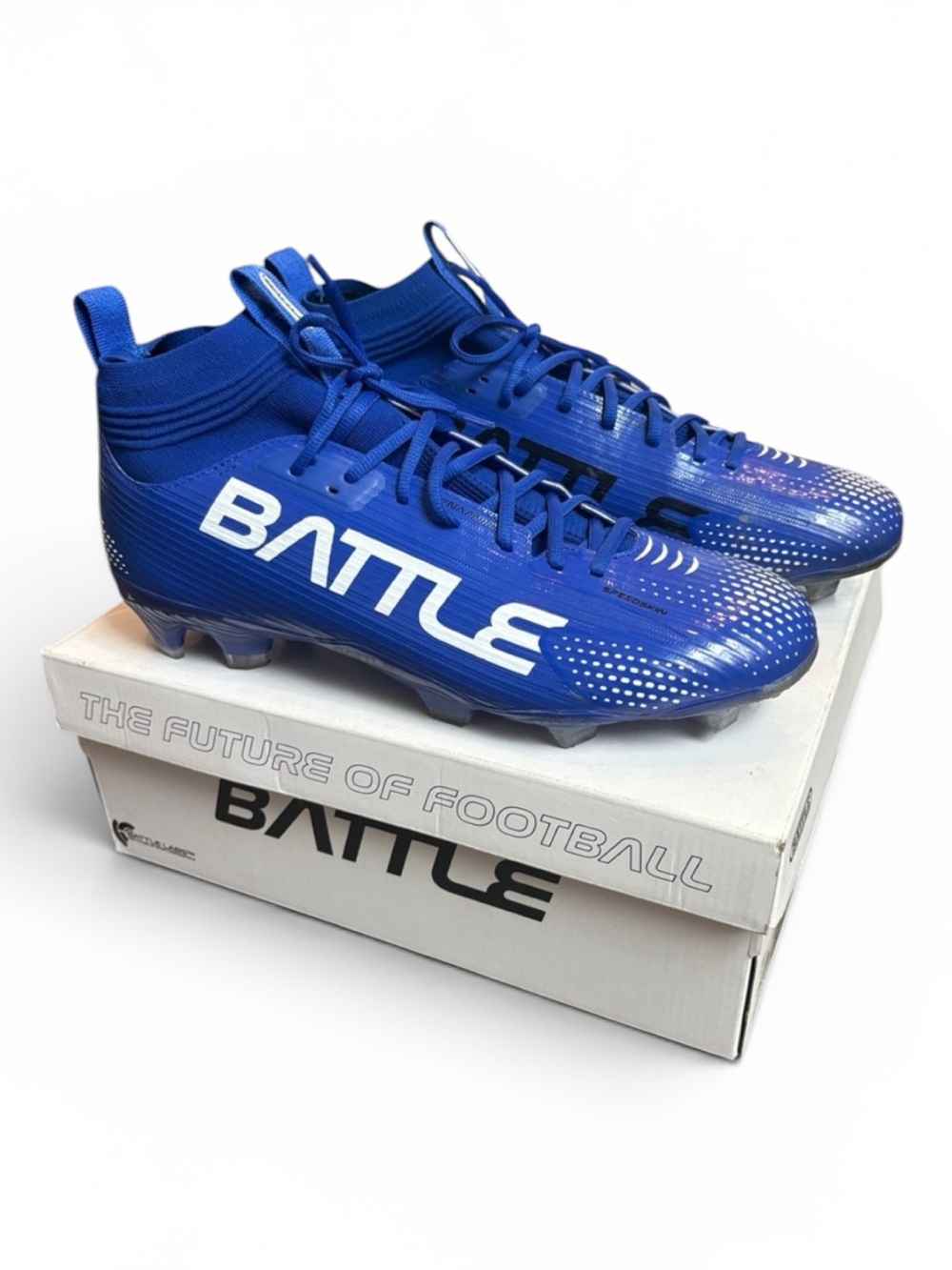 Battle AstroFly Football Cleats Men’s 12 Royal Blue